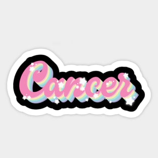 Groovy Cancer Sticker